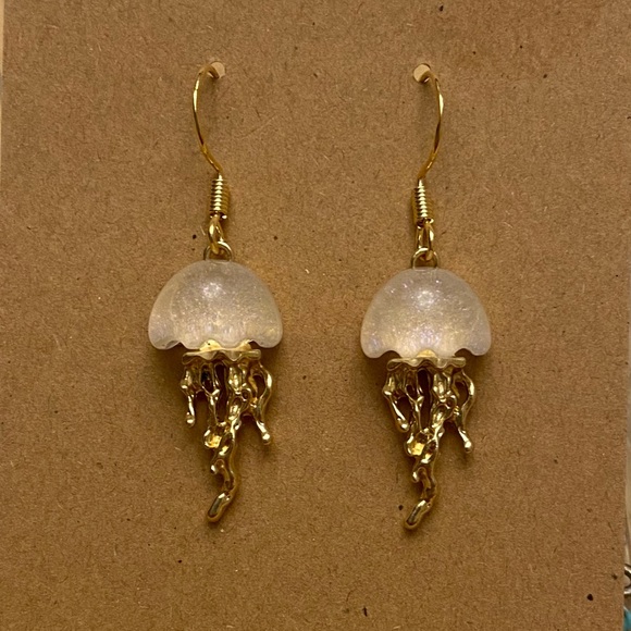 Jellyfish Earrings - Picture 2 of 2